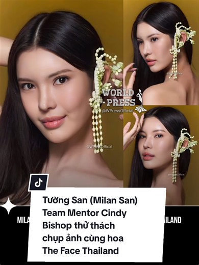Tường San (Milan San) - Team Mentor Cindy Bishop Milan Tường San trong Master Class thử thách chụp ảnh cùng hoa The Face Thailand season 7 🇹🇭 ❤️ #HoaHau #Milan #TheFace #TheFaceThailand #TheFaceVietnam