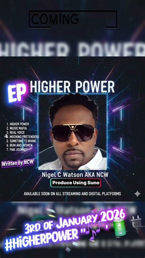 Available on all streaming platforms on the 3rd of January 2026 #HIGHERPOWER "🎶 ' 🔋🔌
