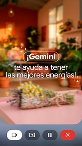 ¿Malas vibras? ¡Limpia esas energías! ☘️🪴 Gemini, la IA de Google, te ayuda a crear un sahumerio con las plantas que tengas a la mano. Comenta Gemini la actividad de mindfulness que harías 🤓 | Google