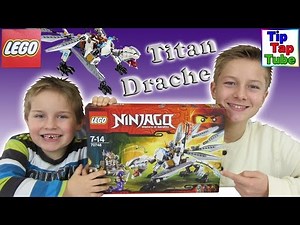 Lego Ninjago 70748 Titandrache Unboxing Video Spielzeug auspacken aufbauen spielen Kinderkanal