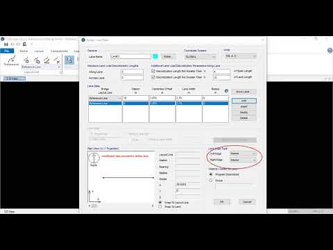 CSI Bridge Video - 2: Reference line Lanes