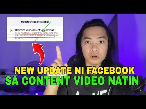 BAGONG UPDATE NI FACEBOOK SA CONTENT VIDEO SA REELS