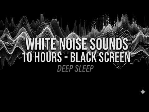 Pure White Noise for Sleep · 10 Hours Black Screen | Static, No Variations, Tinnitus Relief 2026