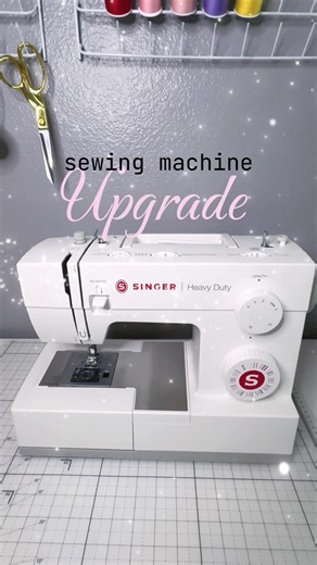 Singer Heavy Duty 4452 🧚🏼‍♂️ So happy I upgraded to this machine!! @Singer Sewing #fyp #sewingtiktok #upgrade #haul #christmas