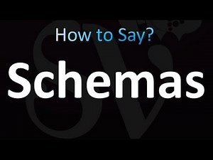 How to Pronounce Schemas (Correctly!)