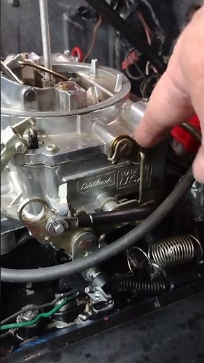 Eldelbrock Carburetor FAST IDLE / Electric Choke / Simple Fix / STUCK Choke