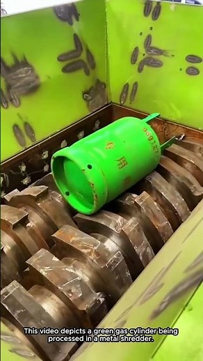 Metal Recycling Breakdown of a Gas Cylinder