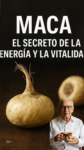 “Maca: el secreto andino para tu energía y vitalidad” #medicinanatural #plantasmedicinales