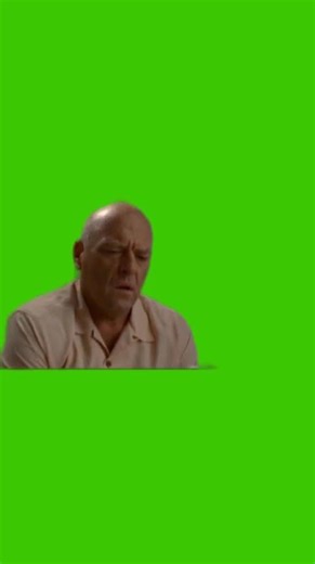 Deep Thinking Meme - Green Background - Non Copyright Clip