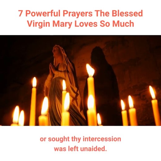 14K views · 732 reactions | 7 Powerful Prayers The Blessed Virgin Mary Loves So Much #Catholic | Proudly Catholic | Facebook