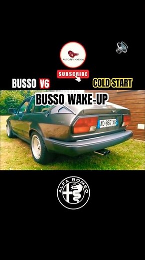 Alfa Romeo GTV6 Busso V6 Cold Start Pure Magic 🔥