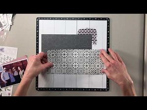 Scrapbook process video “Family” layout with texture paste tutorial