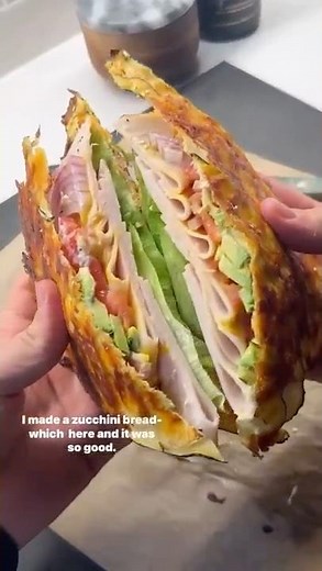 LOW CARB ZUCCHINI BREADWICH
