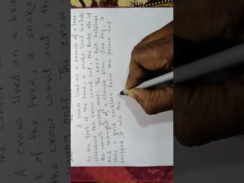 The Clever Crow | Short Story Writing | Writing a Short Story with Hints