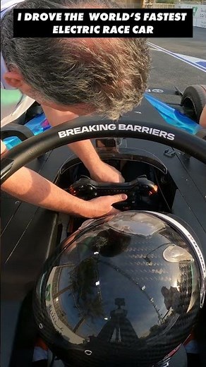 I drove the world's fastest electric race car