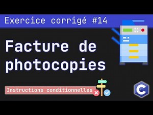 Exercice corrigé 14 : Structure conditionnelle à choix multiple : if else if else | Langage C