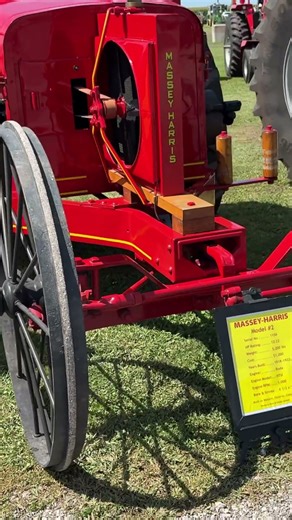 Massey Harris model No 2 at the Pontiac Illinois Tractor show #shorts