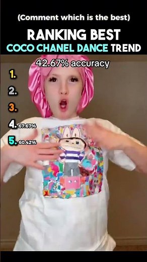 Ranking Best Coco Chanel Dance Trend (New) #tiktoktrend #tyla #chanel