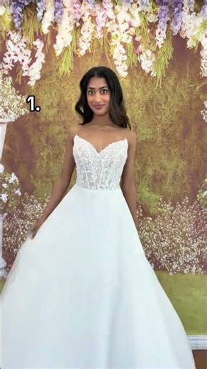Help me choose! Comment which wedding dress I should choose? #shorts
