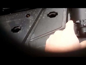 How to remove a seat from an ATV.