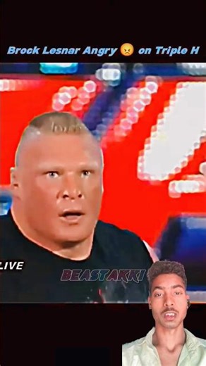 jab brock Lesnar ne triple h par kiya attack😡😡#wwe #shorts