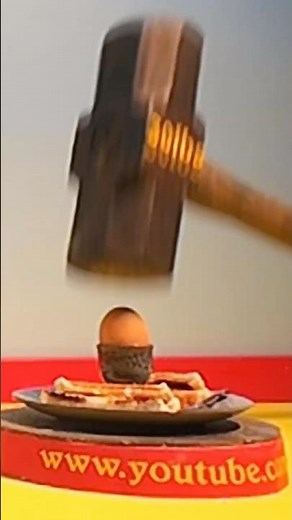 My Breakfast vs 30lb HAMMER #oddlysatisfying #destruction