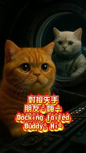 對接嗎？變身啦！短腿橘的太空誤操作 | pen Airlock? Nope—Alien Mode Activated (Homage) #致敬電影名場面