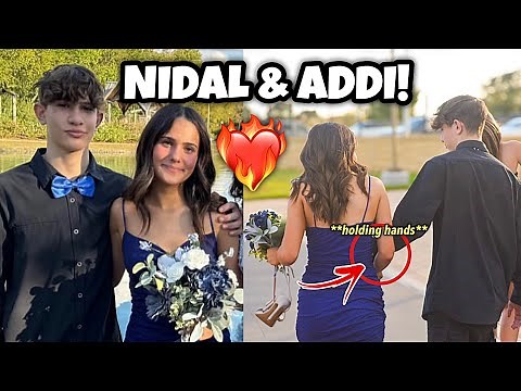 Nidal Wonder and Addi Together at HOMECOMING! 🥰