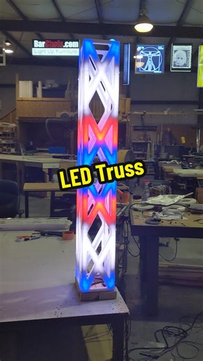 LED truss design. #djbooth#djlight