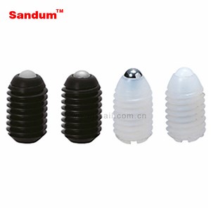 [Hot Item] Factory Supply Stocks M8 Stainless Steel Short Loaded Slotted Pin Ball Plungers