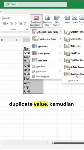How to Mark the Same Data in Excel #computertutorial #excel #exceltips #exceltutorial