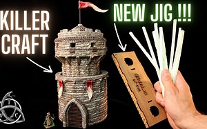 【局部精琢（城堡）——DIY 龙与地下城泡沫弓箭手塔】【中字】【Tabletop WitchCRAFT】