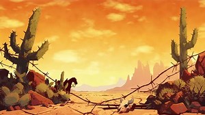 Animated Wild West Cloudy Landscape Cowboy Stock Footage Video (100% Royalty-free) 3833896707 | Shutterstock