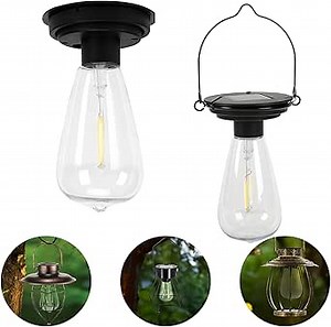 Replacement Solar Light Parts-Solar Lanterns Outdoor Waterproof Two Sizes for Versatile Switching 1 Pack They Can Serve As Accessories Or Stand Alone As Lanterns