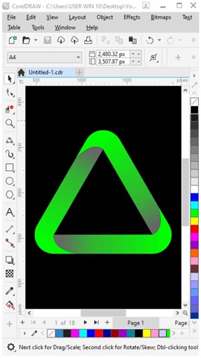 Coreldraw Tutorial Triangle Logo