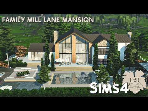 FAMILY MILL LANE MANSION | The Sims 4 Gallery Tour | 6 Bed 6 Bath | DOWNLOAD LINK (TRAY+CC+CC LINKS)