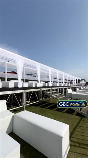 It’s about to go down 🔥 Set-up in full swing for Kweku Smoke 's Revival Concert. Tonight, the fire meets the stage — don’t blink. 🎤🔥 #revivalconcert | GTV Ghana