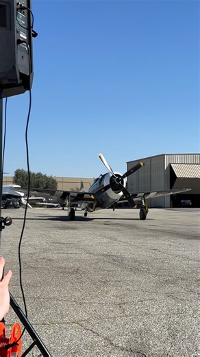 Andre Frias on Instagram: "Hear the Sound of the Powerful Double Wasp!!!! 🐝🐝 A Curtiss-Wright built Republic P-47G Thunderbolt belonging to the Planes of Fame Air Museum running her 2,535hp Pratt & Whitney R-2800 Double Wasp Engine on the hotramp after doing a flight demonstration over Chino Airport. (02/07/2026) #p47thunderbolt #warbird #aviation #aviationlovers #avgeek"