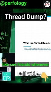 Thread Dump Analysis 🔥 #perfology #gc #threads #coding #programming #marvel