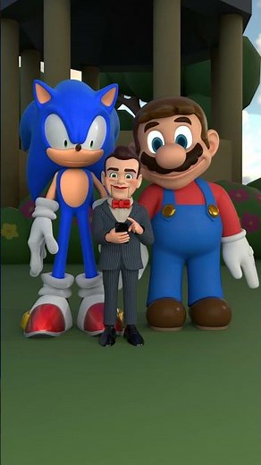 Slappy the Dummy sends voice messages🤭 #shorts #trend #mariobros