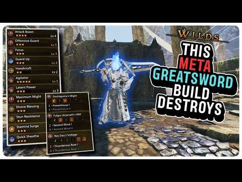 THIS GODROLL RNG GREATSWORD IS INSANELY OP AND DESTROYS in Monster Hunter Wilds!