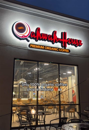 FISHERS INDIANA 📍☕️ THE ONLY 100% ORGANIC COFFEE SHOP IN INDIANA ✅ WE OFFER MATCHA, COFFEE, REFRESHERS, PASTRIES, AND MUCH MORE HERE AT QAHWAH HOUSE COFFEE IN FISHERS INDIANA 😎 📍11680 Commercial Dr 800, Fishers, IN 46038 #fishersindiana #coffeeshop #indy #matchalatte #indianapolis