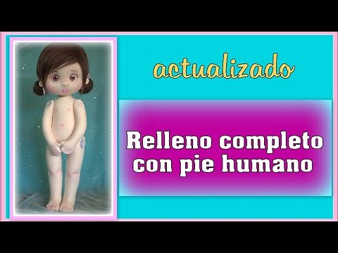 COMO HACER MUÑECA DE TELA COMPLETA PIE HUMANO video actualiado video - 544