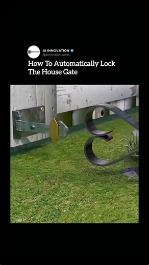 AI INNOVATION on Instagram: "🔒 Introducing the Push Lock Door Holder, affectionately known as "The Grabber 2"! This innovative gate latch mechanism offers a secure solution for keeping gates and doors closed without the need for traditional handles or locks. The unique design features a curved metal piece that flexibly "grabs" onto a receiver bracket mounted on the post, ensuring reliability in outdoor settings. Its simplicity in installation, durability, and weather resistance make it an ideal