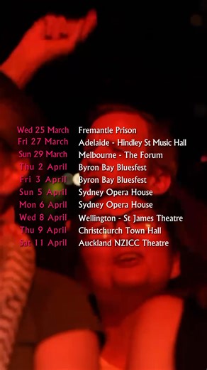 THE POGUES AUSTRALIA & NZ TOUR 2026 Every show on their Rum Sodomy and Lash 40th Anniversary Tour is moving fast - and sellout is on the horizon. This is your moment to experience legendary album live in full, plus beloved favourites… performed by original members and an incredible guest lineup honouring the late Shane MacGowan’s legacy. If you’ve been thinking about grabbing tickets, don’t wait, they will go! Tickets → https://www.bluesfesttours.com.au/all-tours/the-pogues Wednesday 25 March Fr