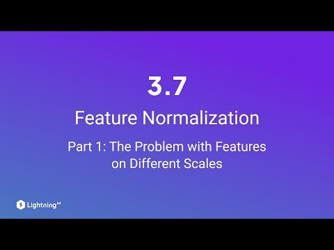 Unit 3.7 | Feature Normalization | Part 1 | The Problem with Features on Different Scales