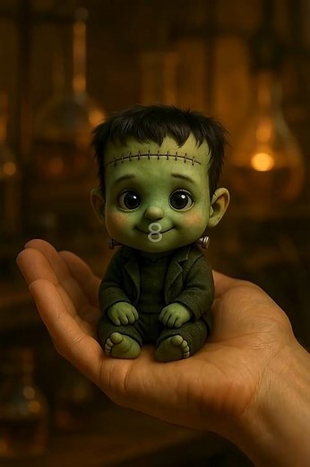 From Cute Baby to Electric Monster 😱 | Baby Frankenstein Horror Shorts
