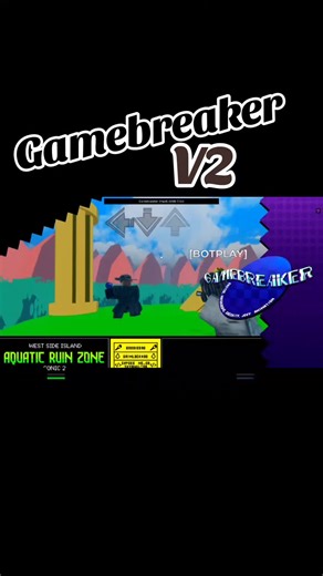 #CapCut #fnfanimation #robloxme gamebreaker V2