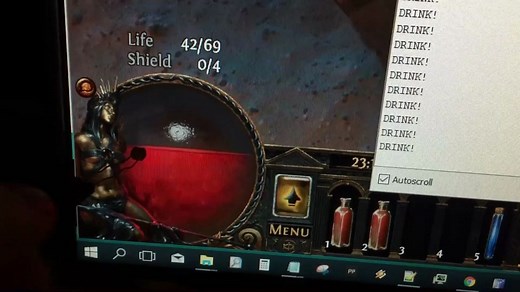 Path of Exile - 硬核自动吃药