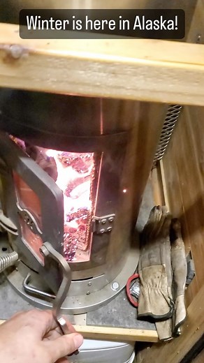 99K views · 2.3K reactions | Winter is here in Alaska! #winter #alaska #alaskalife #truckcamping #woodstove | Truck House Life | Facebook